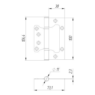 Ajax 100/P-2B 100x2,3 