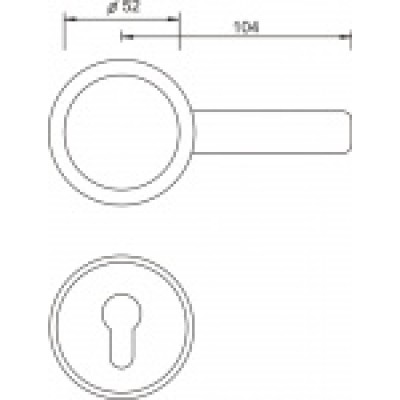 Ручка дверная MP2102